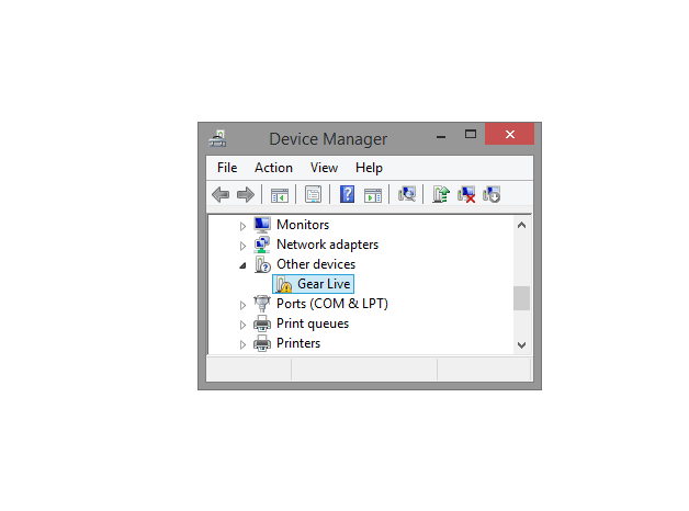 Gear Live - Device Manager Driver Update