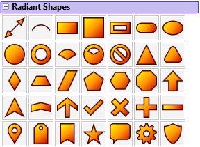 Radiant Shapes Palette