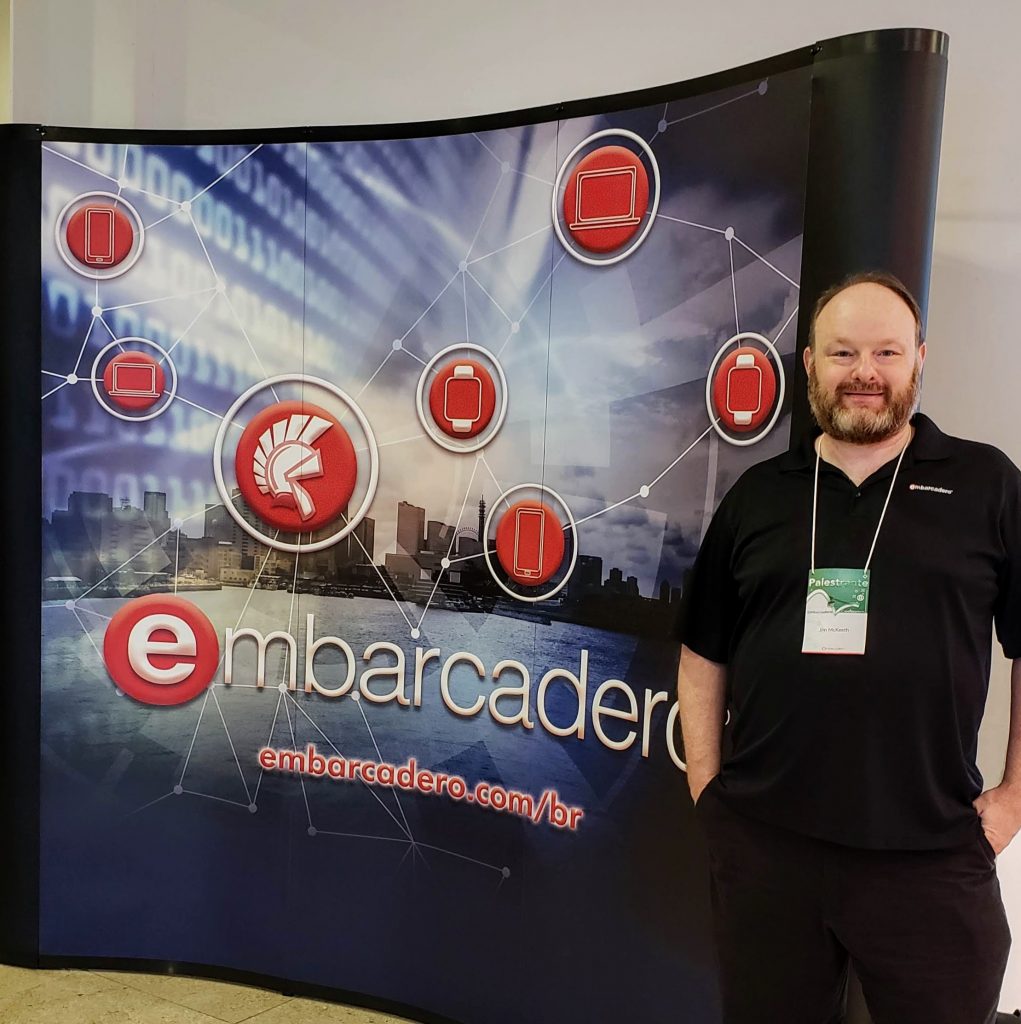 This is me in front of the welcome sign